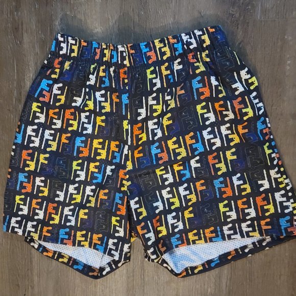 New Bravest Studios Mesh Shorts designer ispired multicolor Gunner Print XL - Picture 14 of 14
